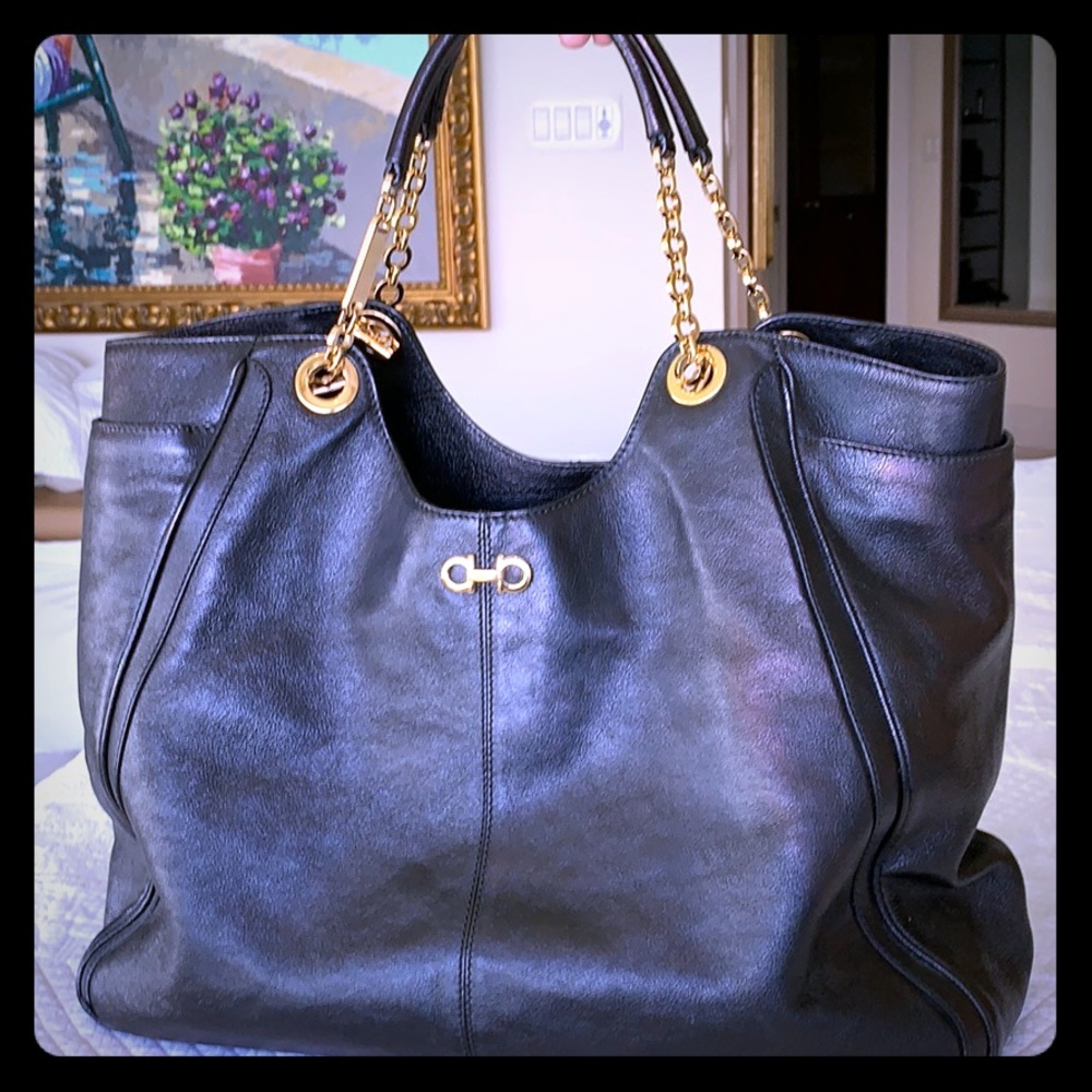 Salvatore Ferragamo Leather Tote